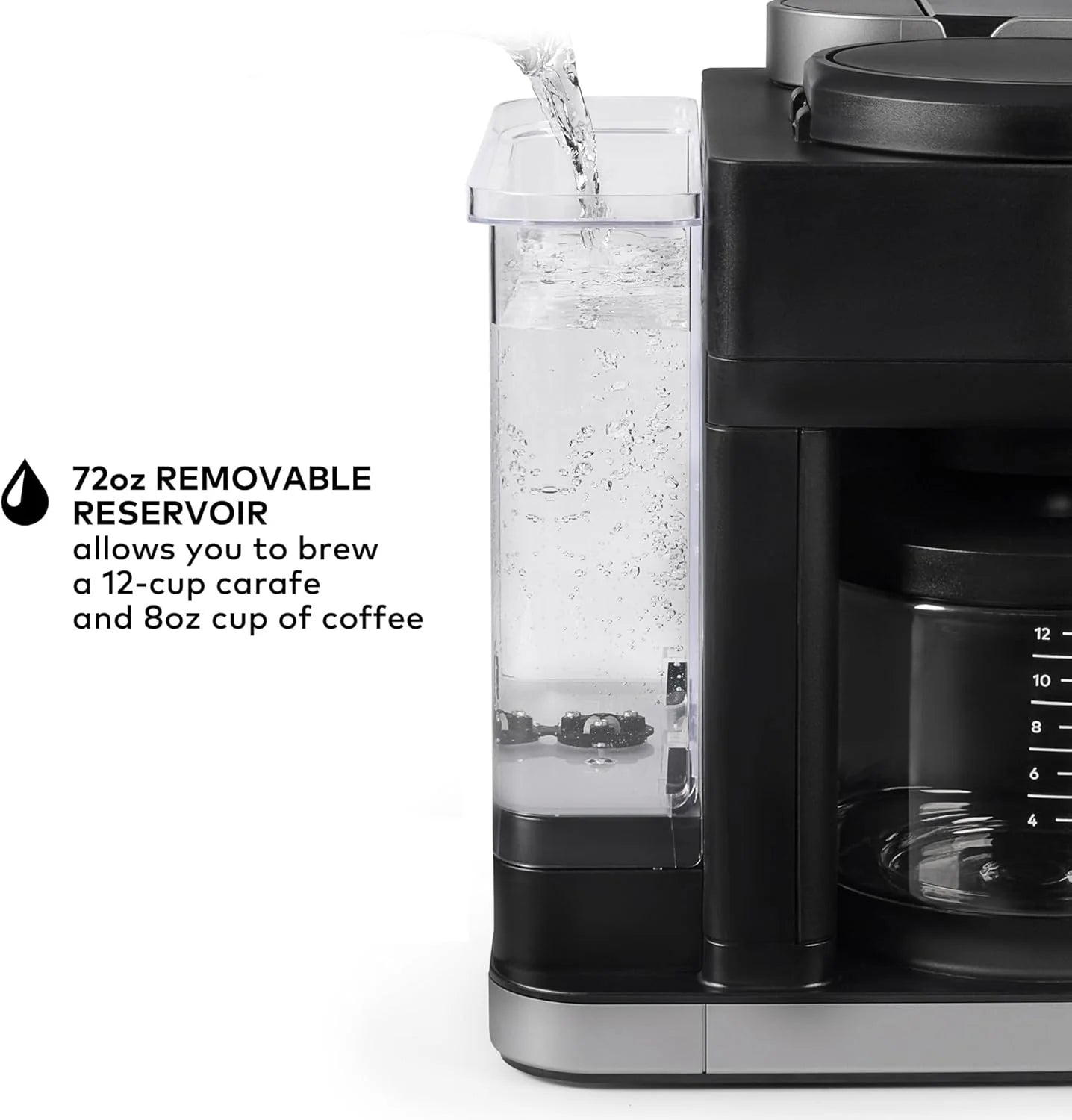 Keurig K-Duo Hot & Iced Single Serve & Carafe Coffee Maker MultiStream Technology 72oz Reservoir