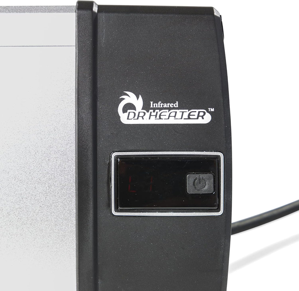 Smart greenhouse heater with built-in temperature control and digital thermostat