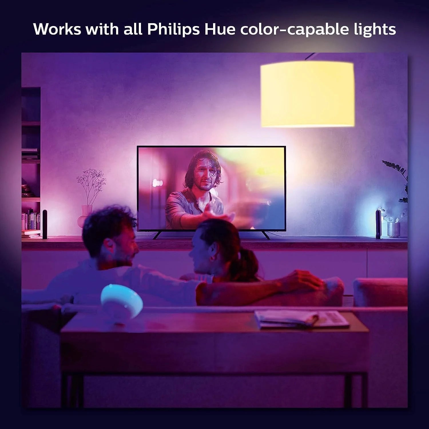 65-inch smart TV light strip, flowing color-changing LED light strip, multi-color TV backlight synced with music and games
